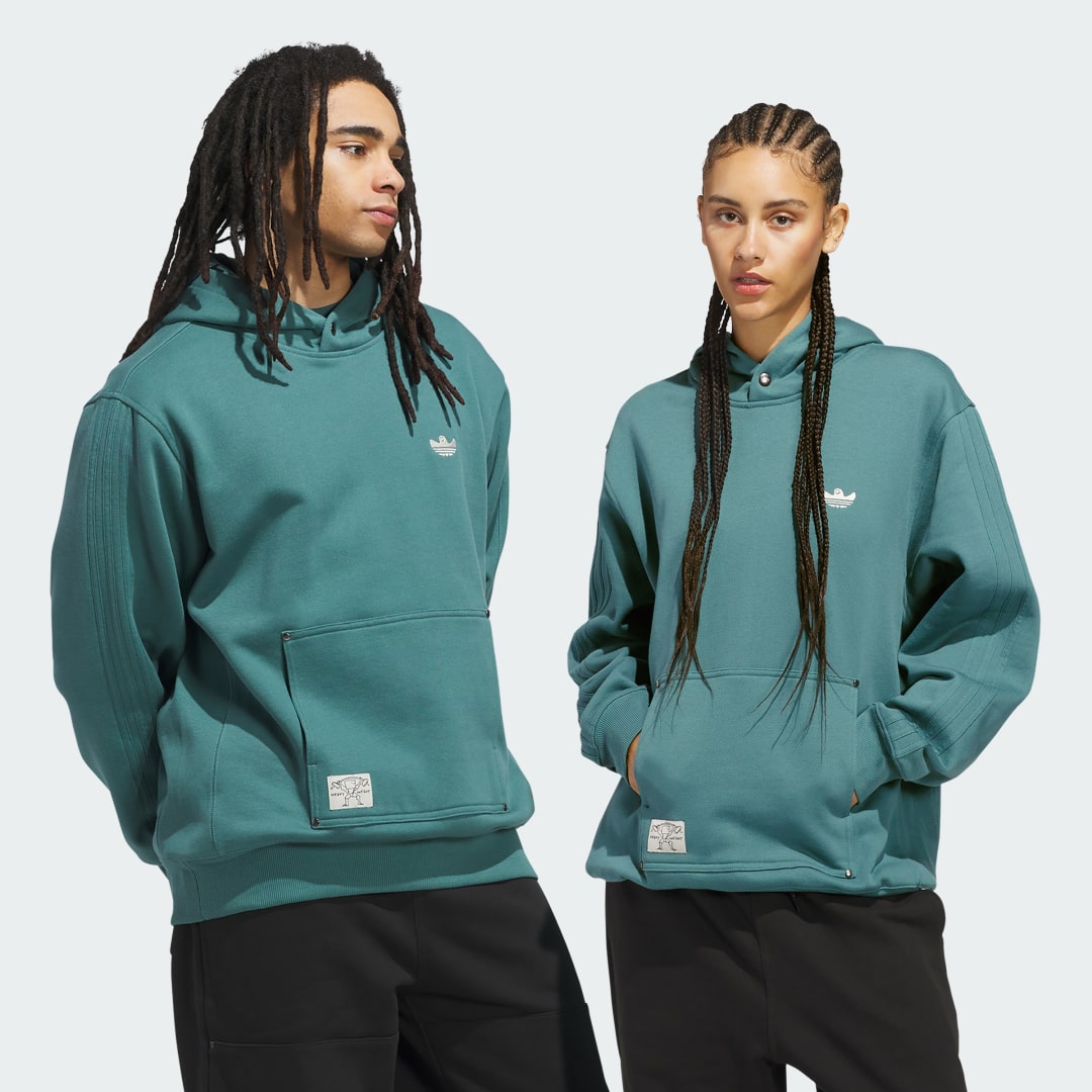 Суитчър adidas Performance Shmoofoil Heavyweight Hoodie Зелено | JX5444, 0