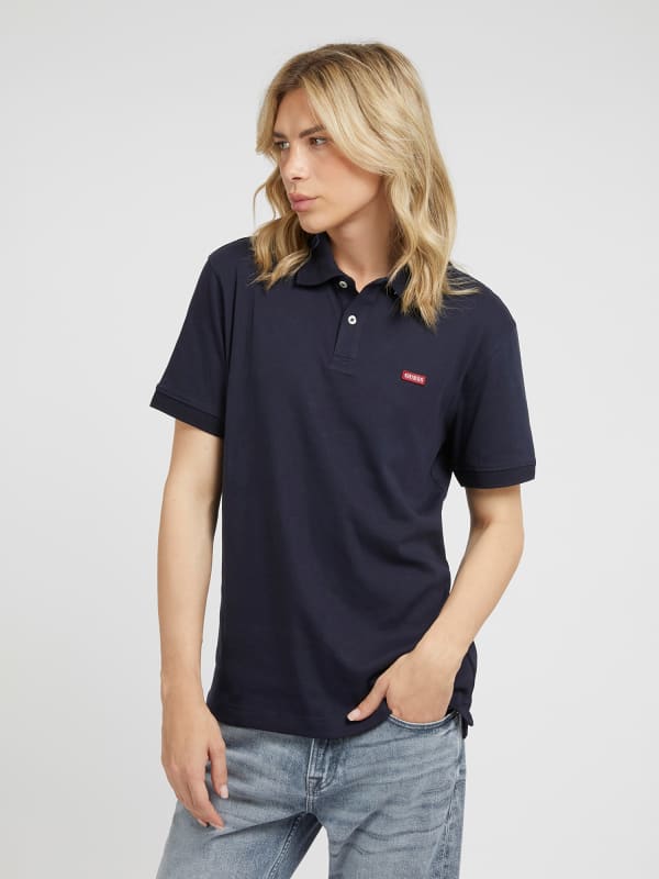 Поло тениска GUESS Classic Polo Тъмно синьо | M3YP66KBL51, 0
