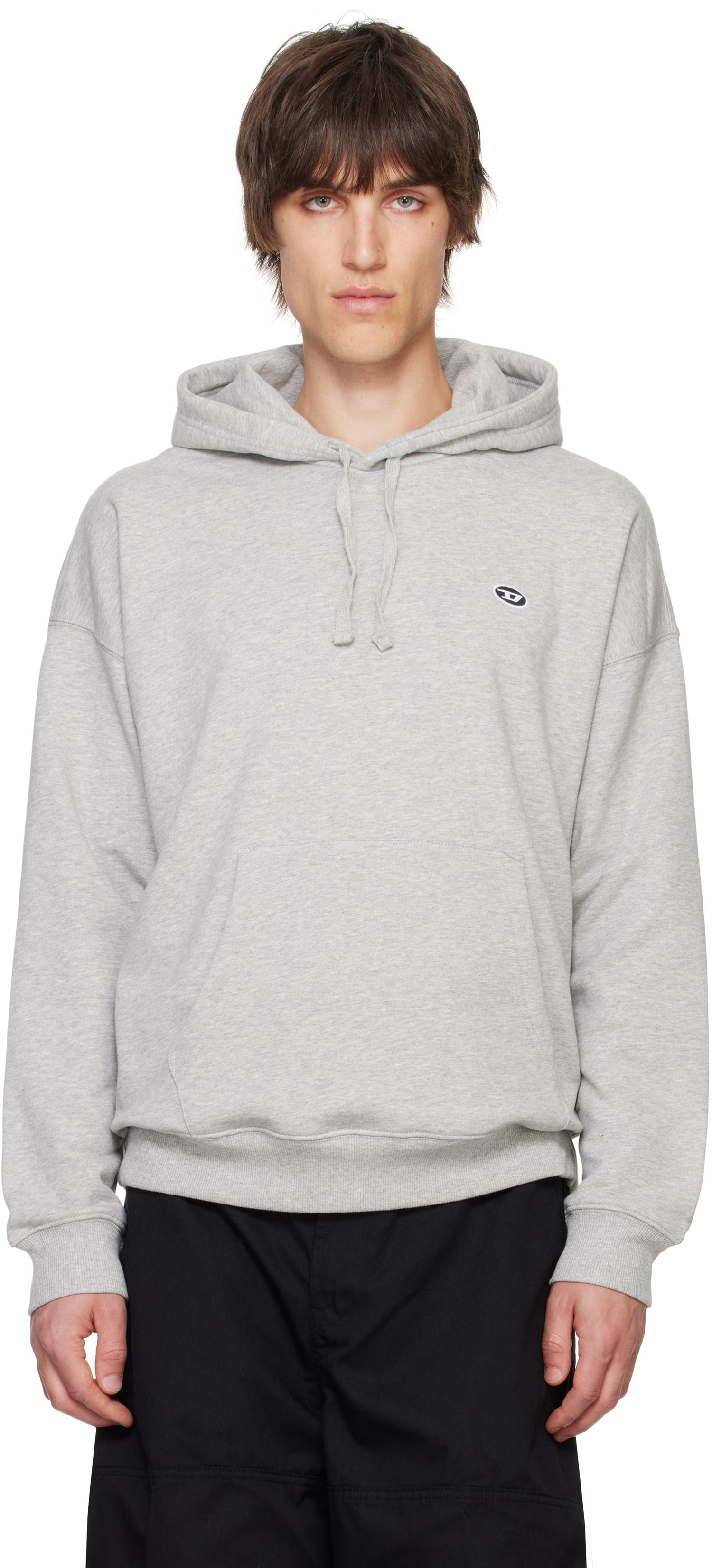 Суитчър Diesel S-Rob-Hood-Doval-Pj Hoodie Сиво | A03786-0BKAF-9CB, 0