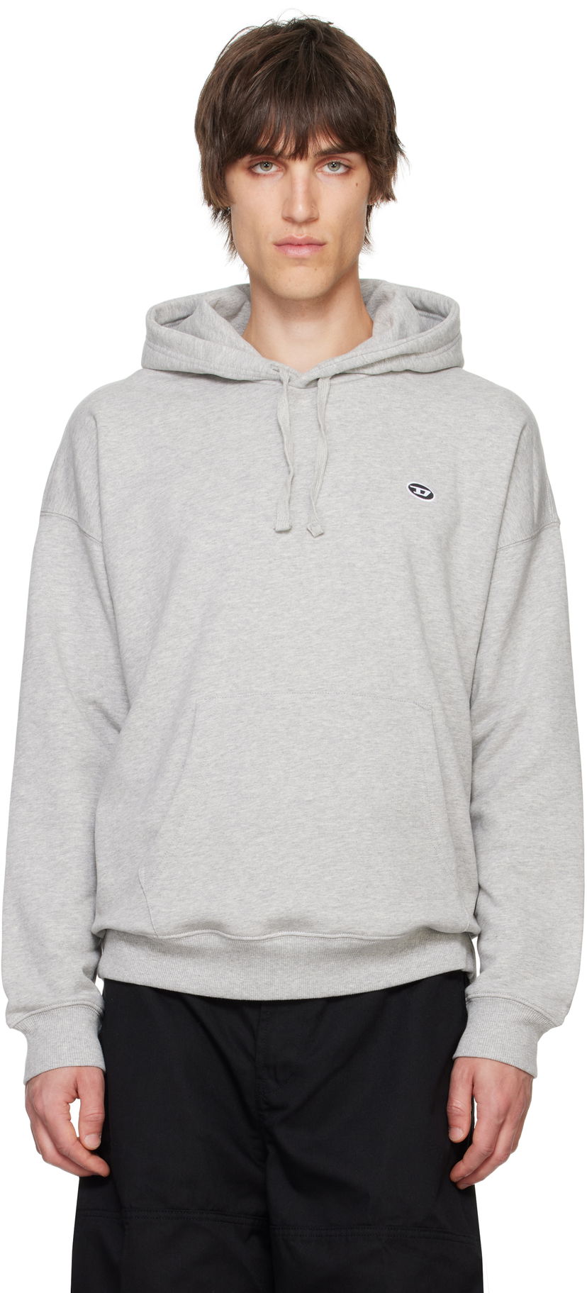 Суитчър Diesel S-Rob-Hood-Doval-Pj Hoodie Сиво | A03786-0BKAF-9CB