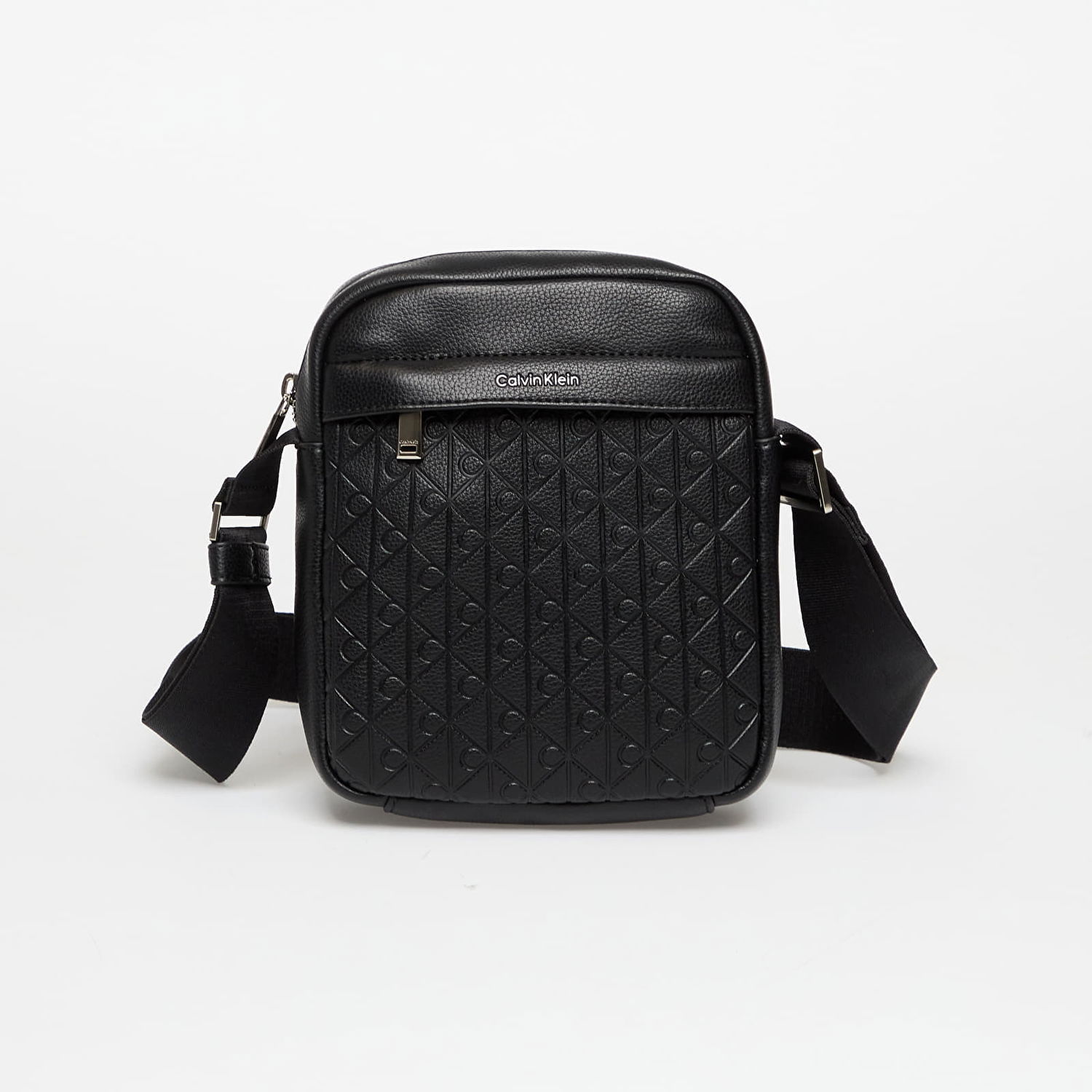 Чанта през рамо CALVIN KLEIN Calvin Klein Emblem Aop Emboss Crossover Bag Черно | LV04D3204G UB1, 0