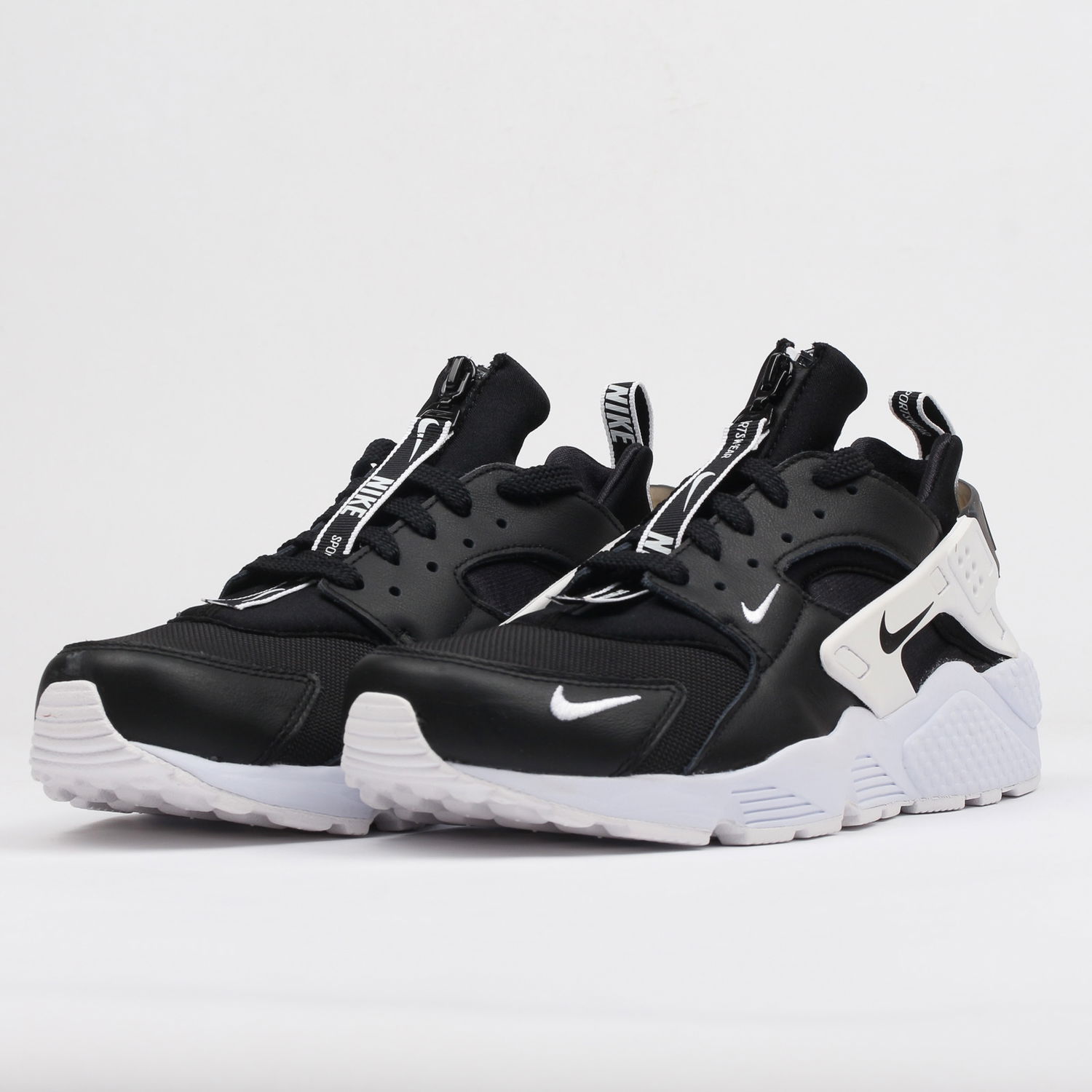 Кецове и обувки Nike Air Huarache Run Premium Zip Черно | BQ6164-001, 0