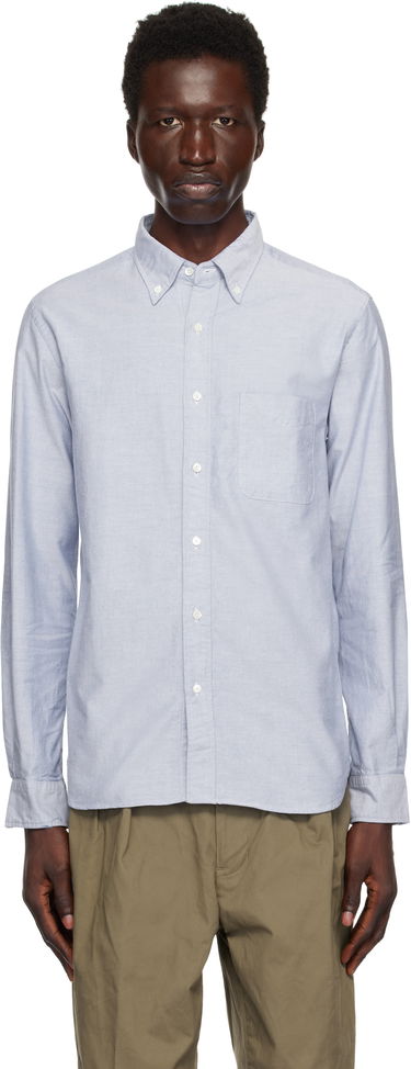 Риза BEAMS BEAMS PLUS BD Oxford Shirt Синьо | 38110011139, 0