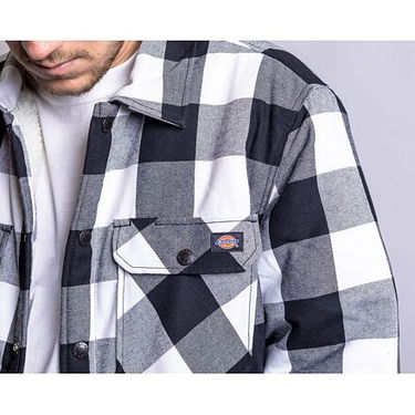 Риза Dickies Lined Sacramento BLK velikost M Бяло | DK0A4XGRBLK1, 6