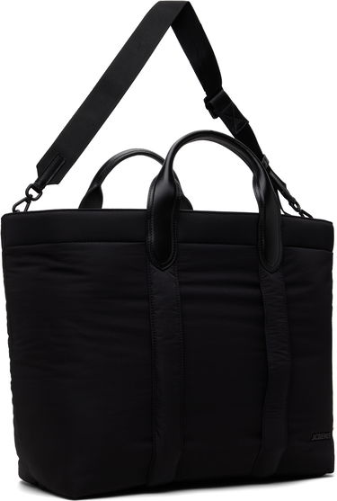 Голяма пазарска чанта Jacquemus JACQUEMUS La Croisière 'The Bambino Shopper' Tote Черно | 25E255BA423-3174, 4