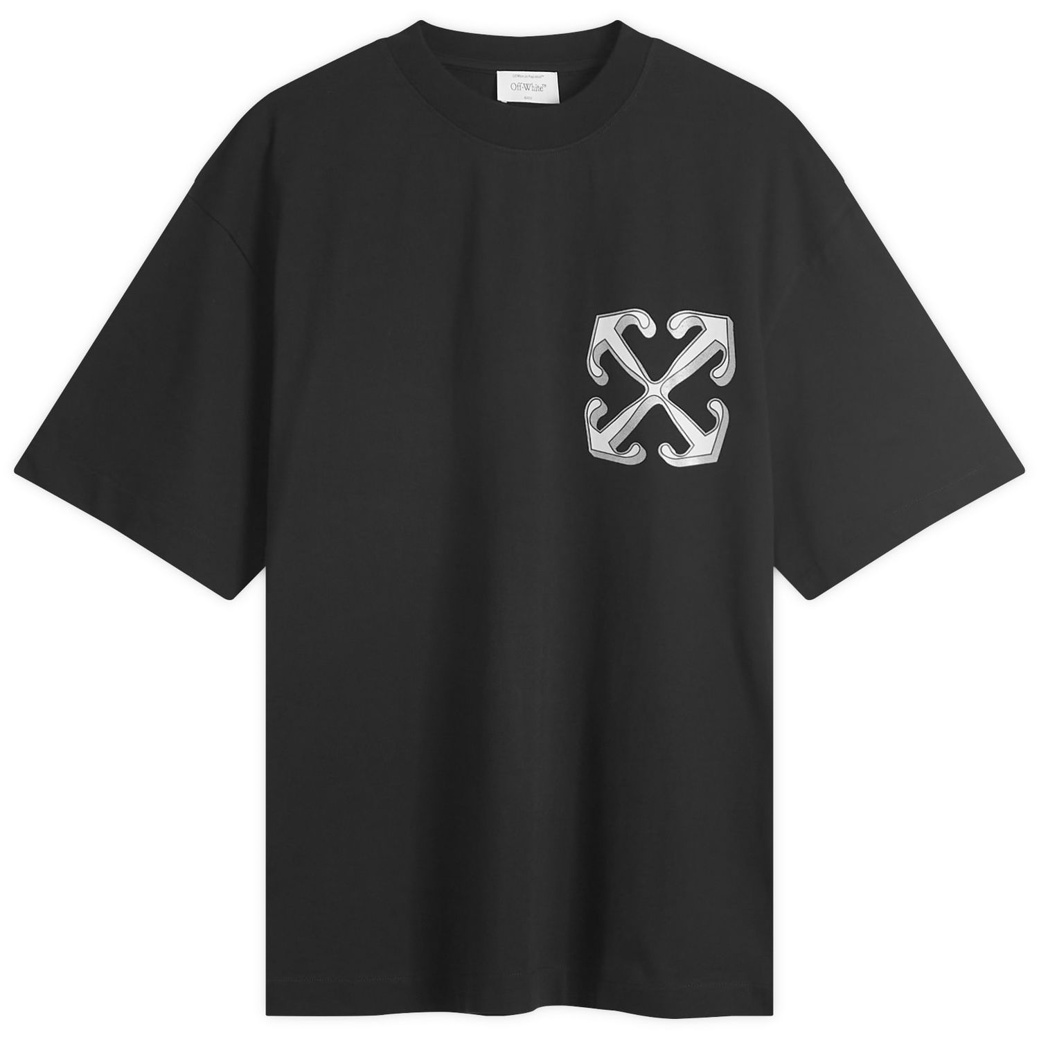 Тениска Off-White Dragon Skate T-Shirt Черно | OMAA120F24JER00D1084, 0