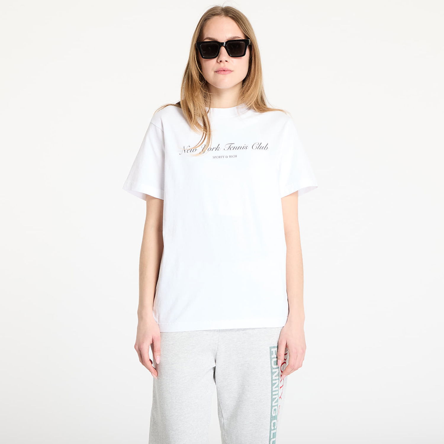 Тениска Sporty & Rich Sporty & Rich NY Health Club T-Shirt Бяло | TO043514043WH01, 1
