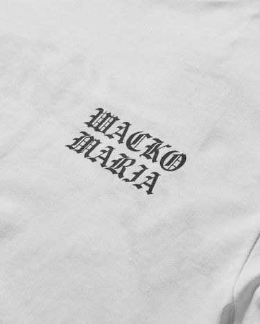 Тениска WACKO MARIA Logo Longsleeve T-Shirt Бяло | 24FW-WMT-LT04 WHITE, 3