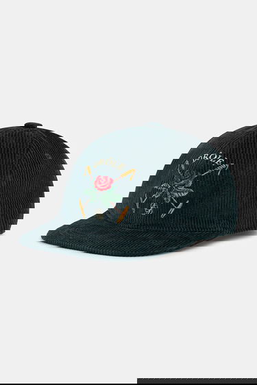 Шапка с козирка Drôle de Monsieur Drôle de Monsieur La Casquette Velours DrUle Rose Corduroy Baseball Cap Зелено | I.CP189.CO236, 0