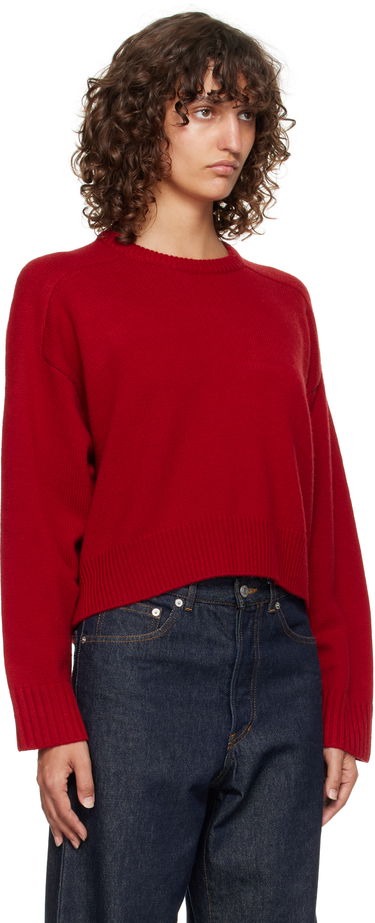 Пуловер Loulou de Saison Loulou de Saison Bruzzi LDS Boxy Cashmere Sweater Червено | BRUZZI LDS, 1