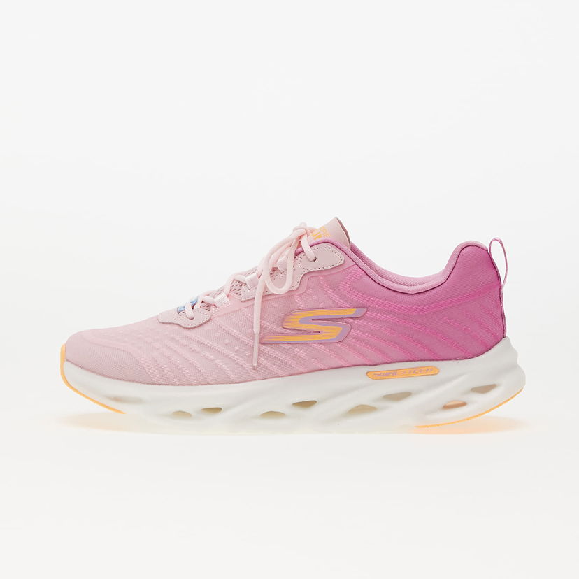 Кецове и обувки Skechers Go Run Swirl Tech Speed-Headway Pink/ Orange Розово | 129497 PKOR