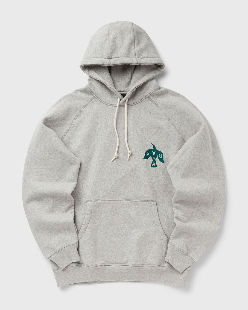Суитчър By Parra CROW LOGO Raglan Sleeve Hooded Sweatshirt Сиво | 54325
