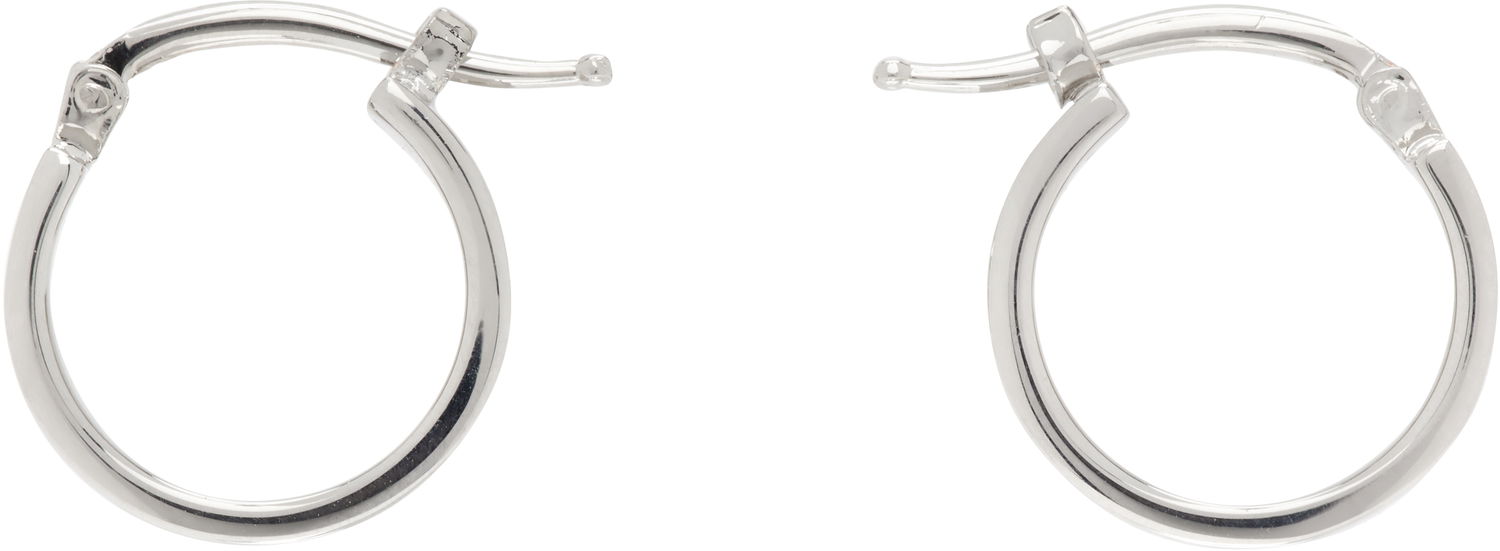 Обеци Maison Margiela MM6 Maison Margiela Silver Hoop Earrings Металик | SM7VG0102 SV0310, 0