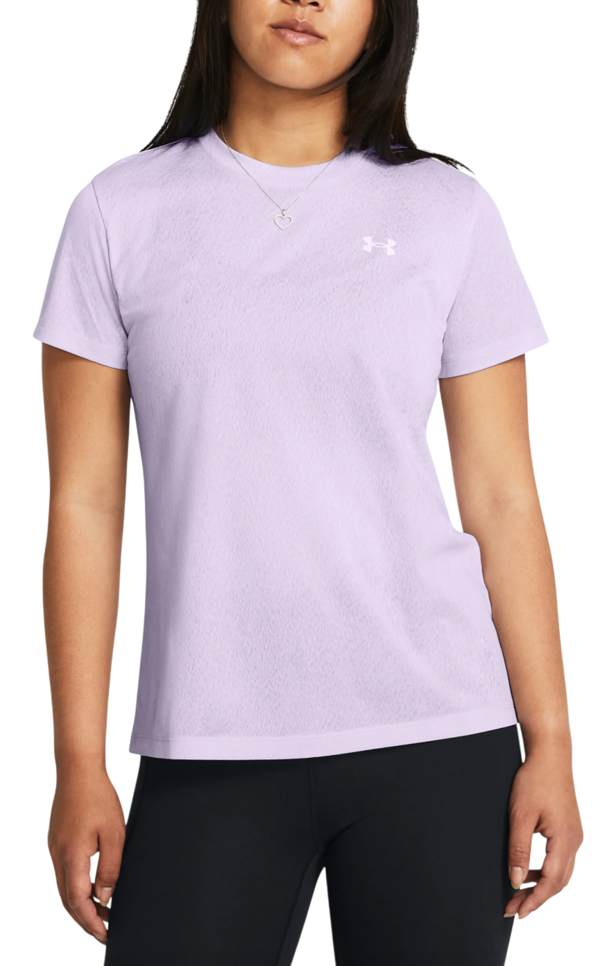 Тениска Under Armour Under Armour Tech Riddle Short Sleeve T-Shirt Лилаво | 1386410-535, 0