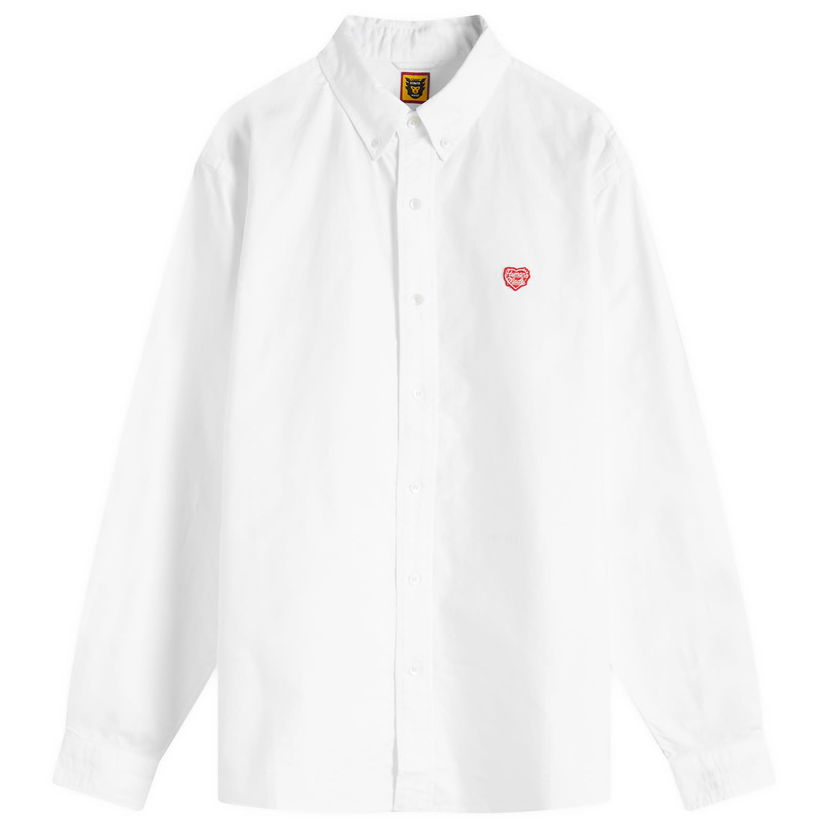 Риза Human Made Oxford Shirt By Human Made Бяло | HM28SH006-WH