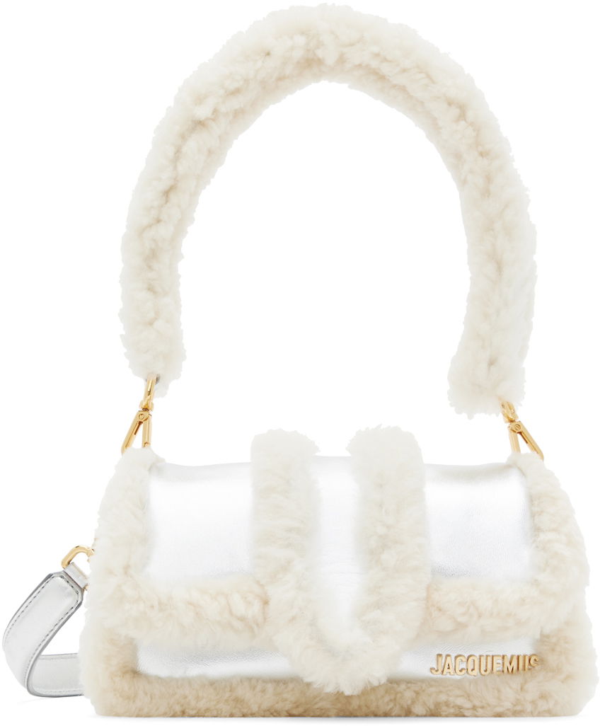 Чанта през рамо Jacquemus Guirlande 'Le Petit Bambimou' Bag "Silver" Металик | 23H233BA339-3159, 0