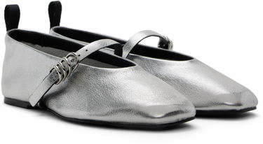 Pокля rag & bone rag & bone Spire Mary Jane Ballerina Flats Металик | WFF24SF001TR1, 3