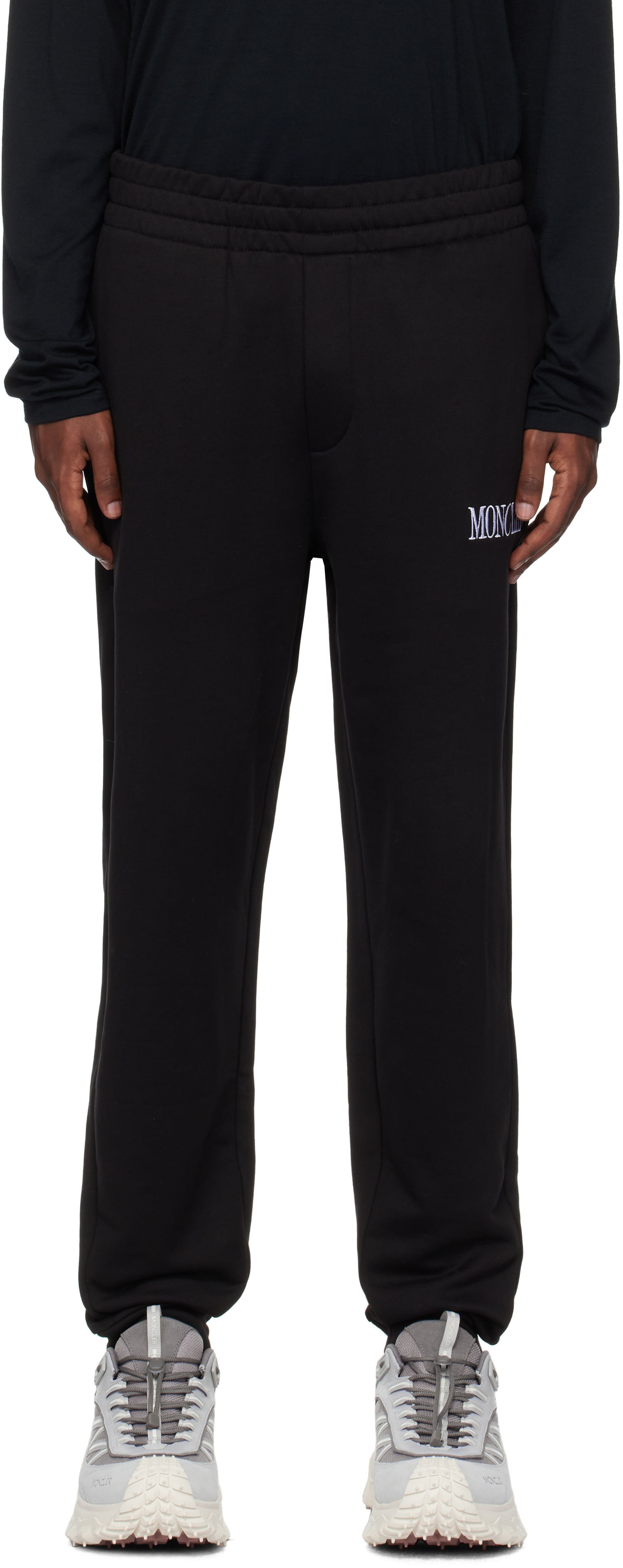 Спортни панталони Moncler Logo Sweatpants Черно | J20918H00012809KR, 0