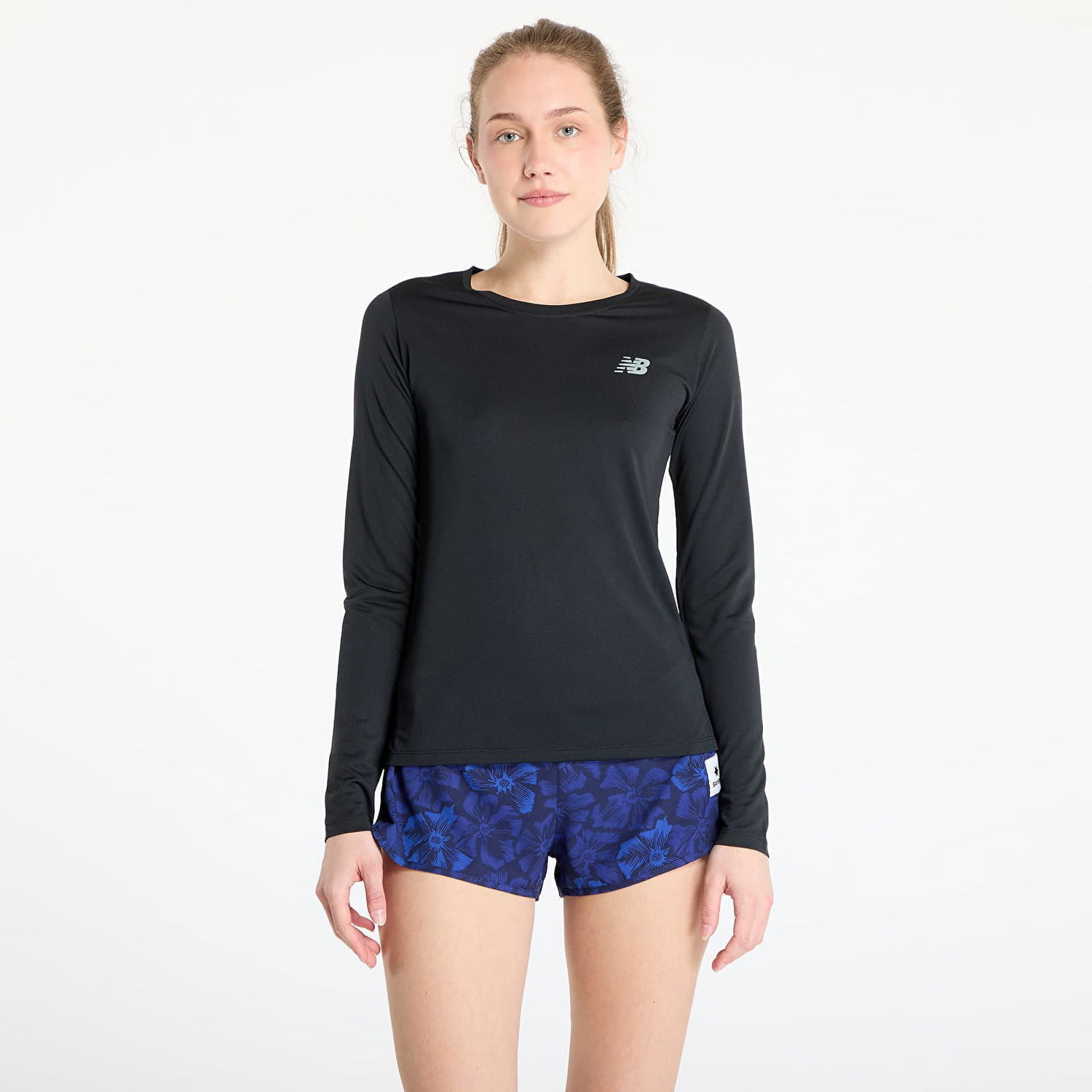Тениска New Balance Long Sleeve Sport Tee Черно | WT51245BK, 0