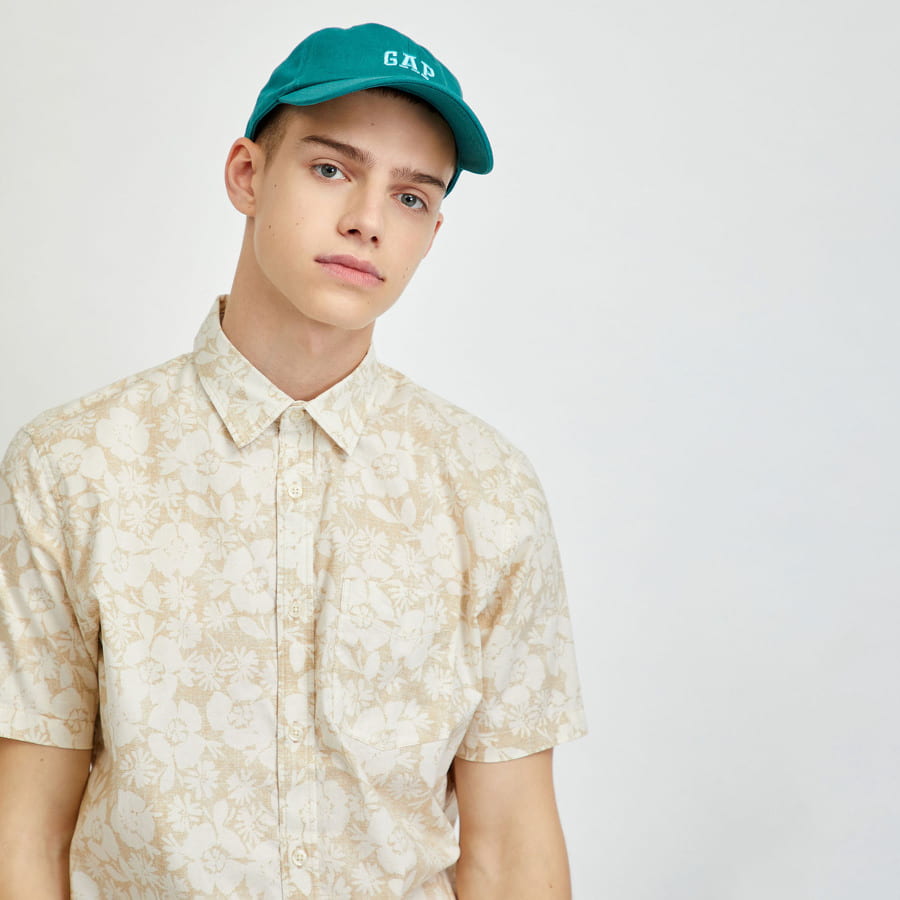 Шапка с козирка GAP V-Sum Micro Logo Hat Зелено | 866965-00, 1
