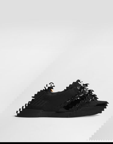 Кецове и обувки Dolce & Gabbana Portofino Calfskin And Patent Leather 45 Черно | CS2328AJ98689690, 0