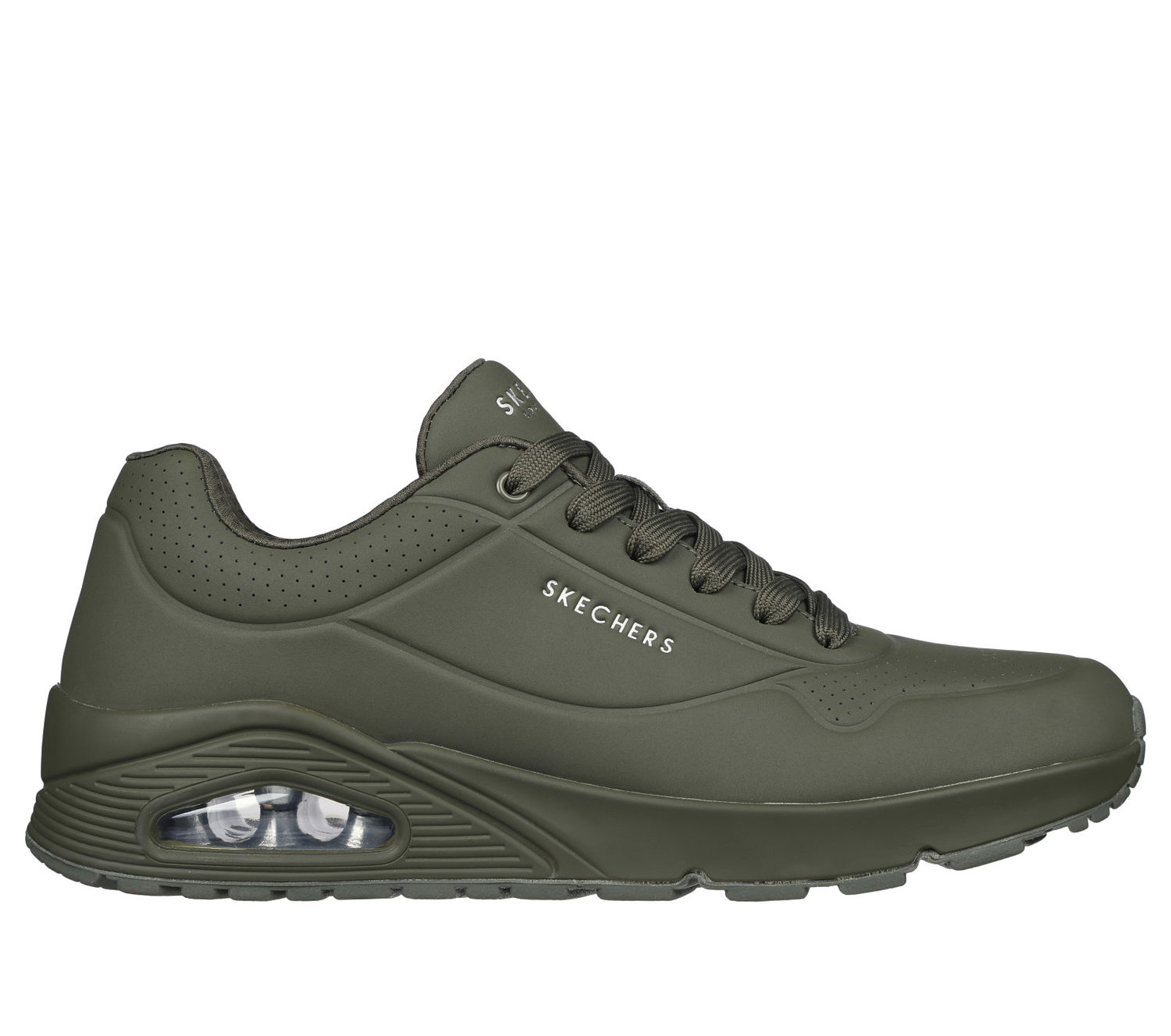 Кецове и обувки Skechers Uno Зелено | 52458-DKGR, 0