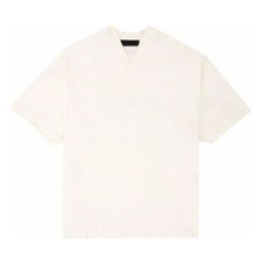 Тениска Fear of God Essentials V-Neck T-Shirt Бяло | 125BT234111F, 0