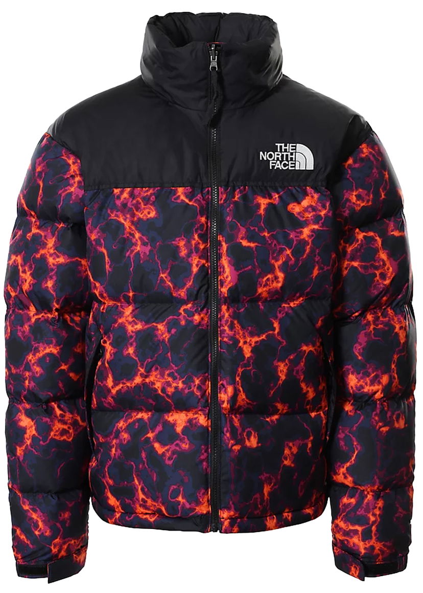 Пухо яке The North Face 1996 Printed Retro Nuptse 700 Fill Packable Jacket TNF Black Marble Camo Print Черно | NF0A5IX4-29K