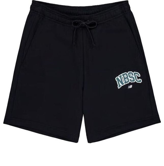 Къси панталони New Balance Athletics Sports Club Cotton Shorts Черно | AMS42318-BK