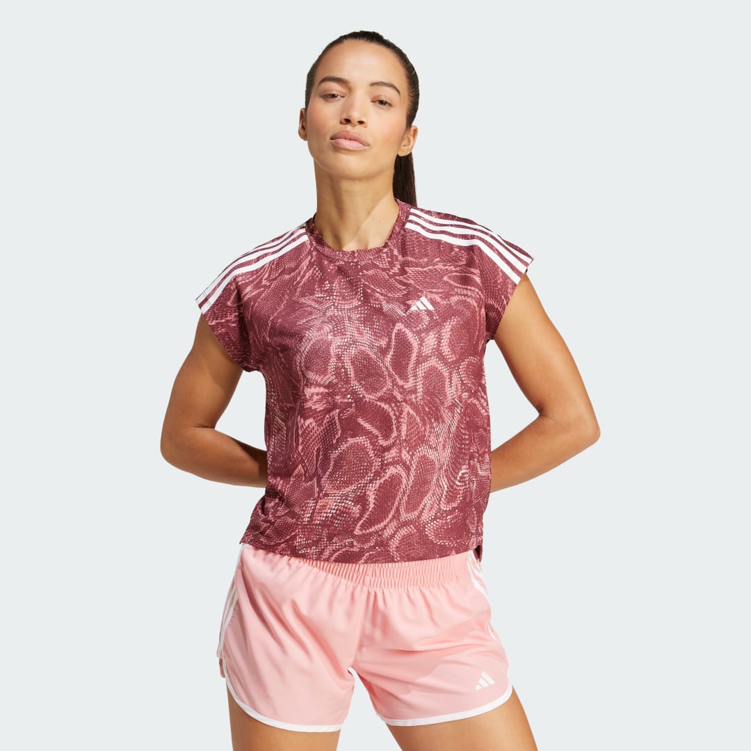 Тениска adidas Performance AEROREADY Лилаво | IV9989, 0