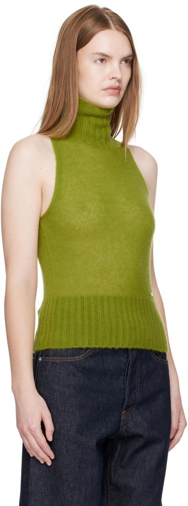 Пуловер Tom Ford TOM FORD Cashmere Silk Sleeveless Turtleneck Зелено | MAK1381-YAX921, 1