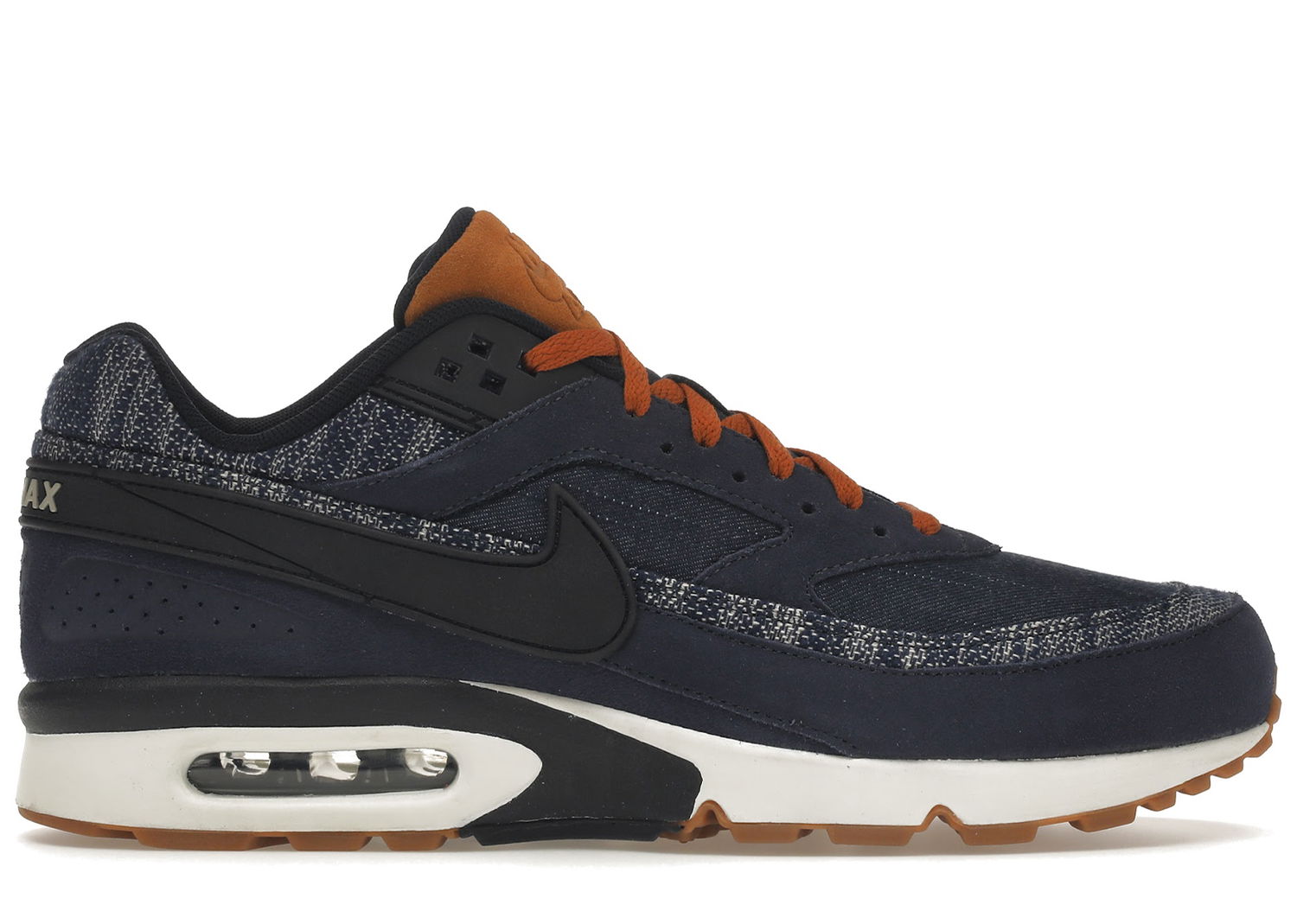 Кецове и обувки Nike Air Max BW Denim Dark Obsidian Gum Черно | 819523-400, 0