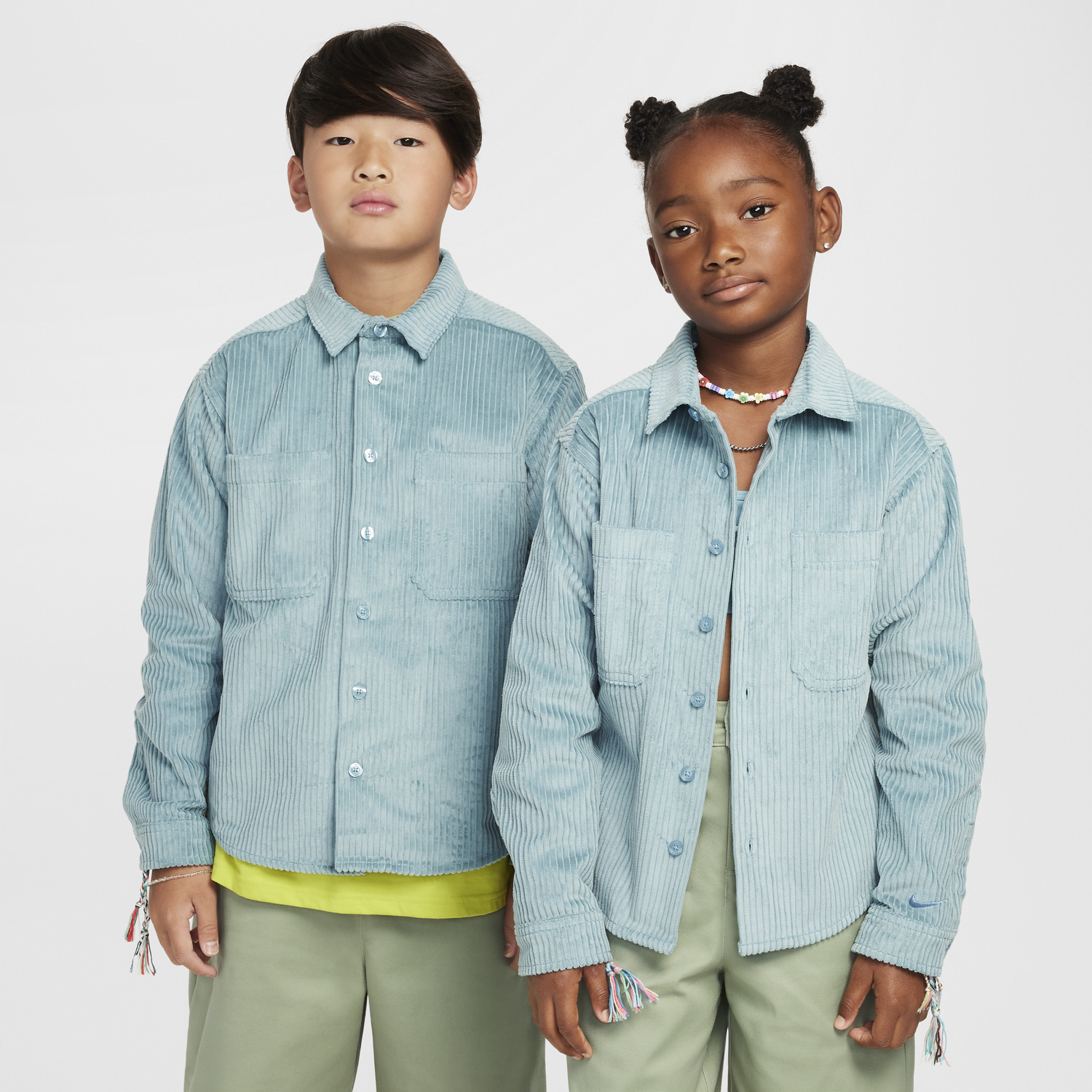 Риза Nike SB Nike SB Button-Up Overshirt Синьо | FZ5388-464, 0