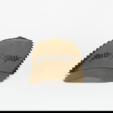 Шапка с козирка Palm Angels Spray Logo Trucker Cap Army Green/ Black Universal Кафяво | PMLB068F25FAB0025810, 0
