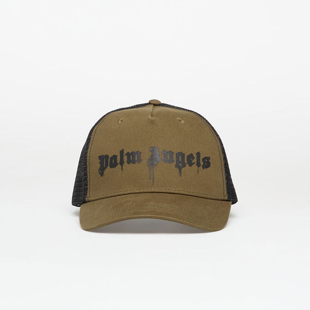Spray Logo Trucker Cap Army Green/ Black Universal