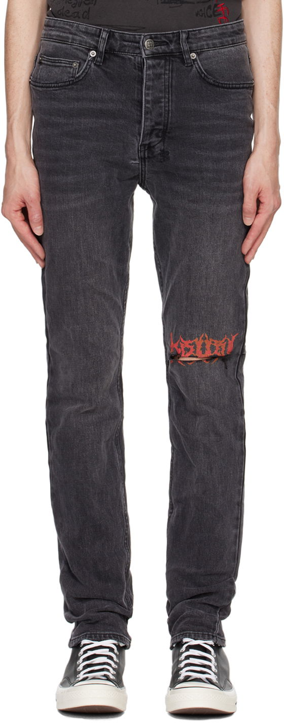 Дънки Ksubi Chitch Angst Sabbath Jeans Черно | MFA24DJ042