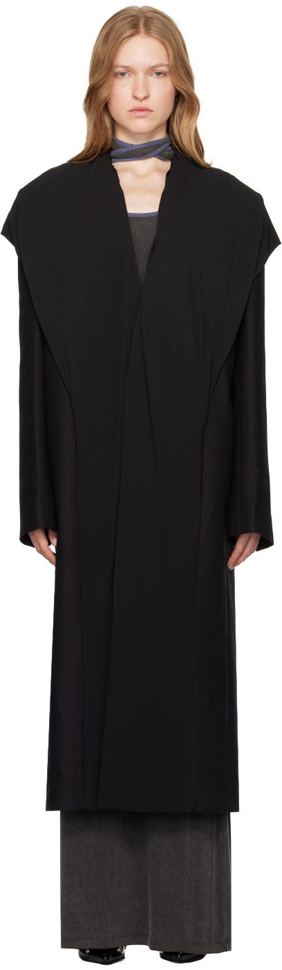 Палта Y/PROJECT Draped Hood Coat Черно | 201CO003, 0