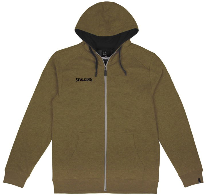 Суитчър Spalding Spalding Flow Full-Zip Hoodie Зелено | 40221511-khaki