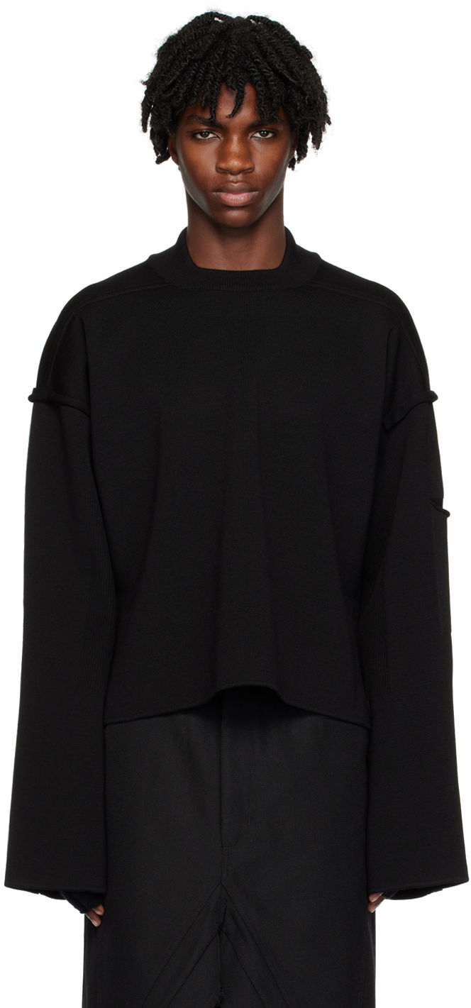 Пуловер Rick Owens Tommy Lupetto Sweater Черно | RU02C7659 CHM, 0