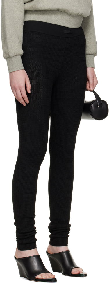 Клинове Fear of God ESSENTIALS Waffle Leggings Черно | 192SP257270FW, 1