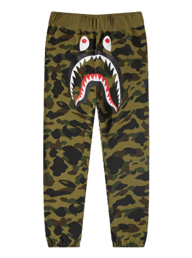 Панталони BAPE 1st Camo Wide Fit Sweat Pants Green Зелено | 001PTJ201003M-GRN