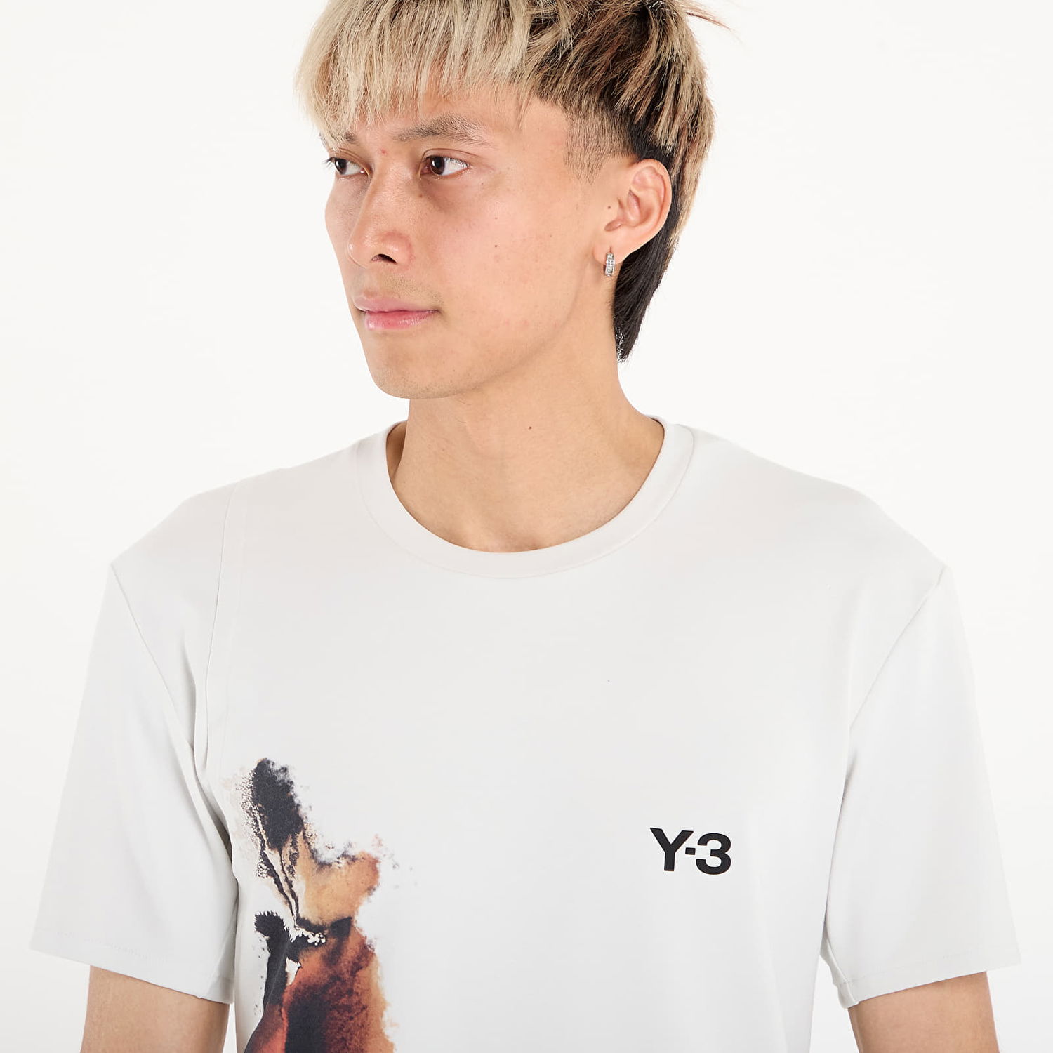 Тениска Y-3 Y-3 Flft Graphic T-Shirt Бяло | JN2990, 1