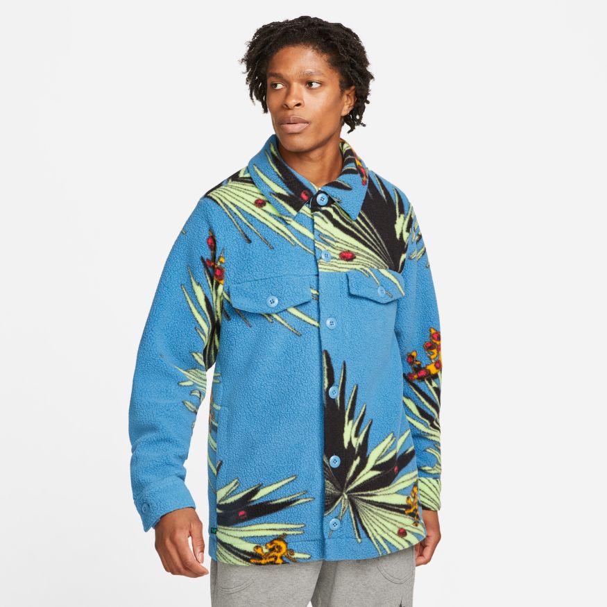 Яке Nike Lebron Sherpa Button-Down Jacket Синьо | DA6707-469, 0