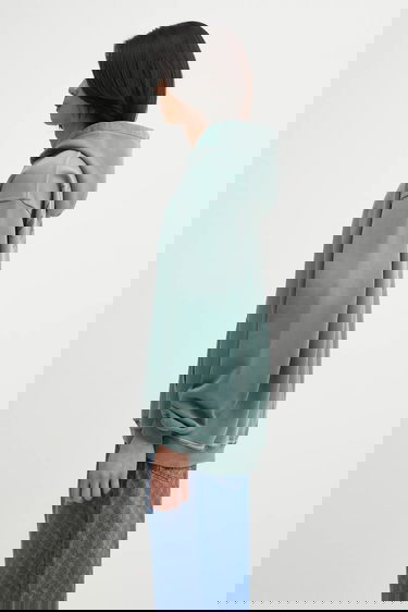 Суитчър Represent Clo Owners Club Script Faded Oversized Hoodie Зелено | OCM41200, 1