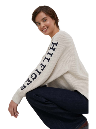 Пуловер Tommy Hilfiger Sweater Бежово | WW0WW39002