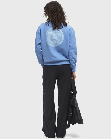 Пуловер ØLÅF Olaf Spiral Face Crewneck Sweatshirt Синьо | W200201-SUMMER-SKY, 3