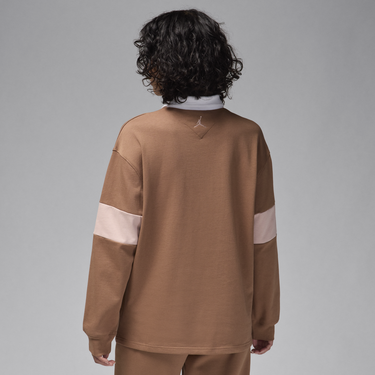 Поло тениска Jordan Long Sleeve Top Кафяво | FV7182-223, 2