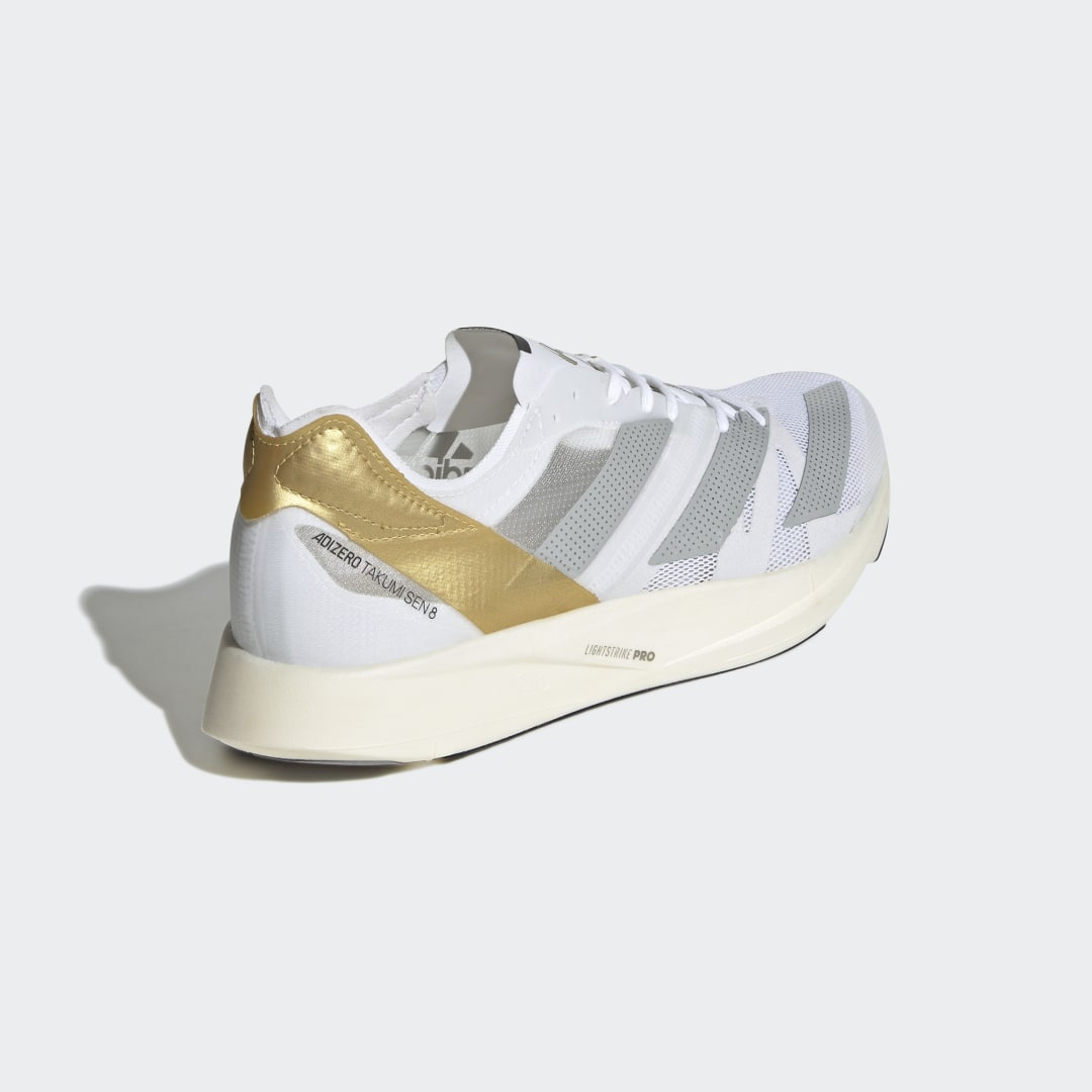 Кецове и обувки adidas Performance Adizero Takumi Sen 8 Бяло | GW1380, 1