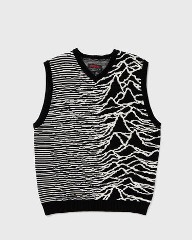 Пуловер Pleasures X Joy Division INTERZONE SWEATER VEST Черно | P24JD003-BLACK, 0