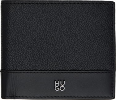 Портфейл BOSS Bifold Leather Wallet Черно | 50548314, 0